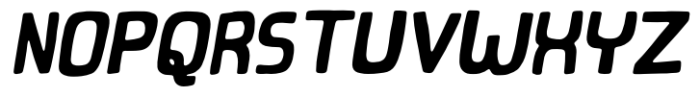Smartburst Italic Font LOWERCASE