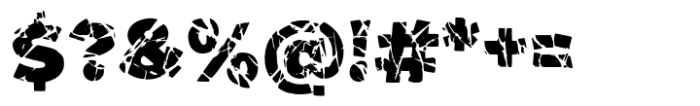 Smash and Crash Font OTHER CHARS