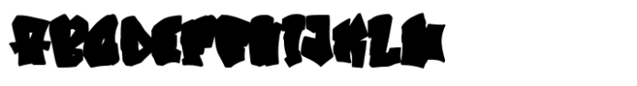 Smashed Graffiti Fill Font UPPERCASE