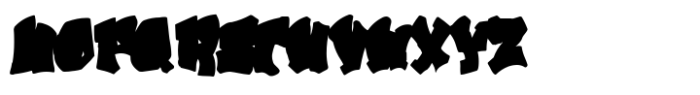 Smashed Graffiti Fill Font UPPERCASE