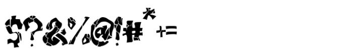 Smashed Graffiti Regular Font OTHER CHARS