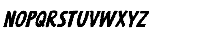 Smelly Taxi Rough Italic Font UPPERCASE