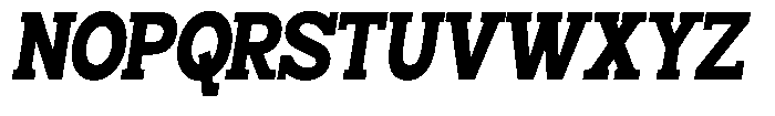 Smilant Black Condensed Slant Font UPPERCASE