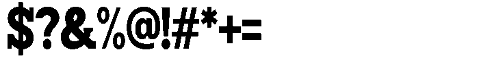 Smilant Black Condensed Font OTHER CHARS