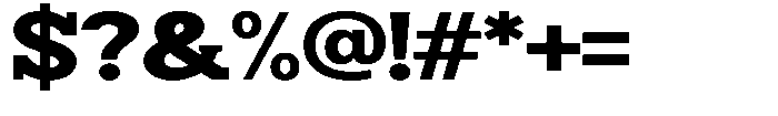 Smilant Black Expanded Font OTHER CHARS