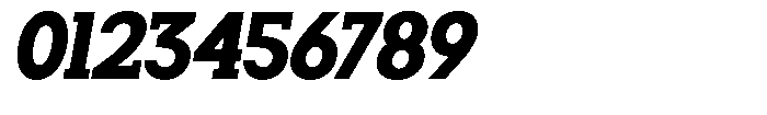 Smilant Black Semi Condensed Slant Font OTHER CHARS