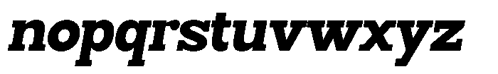 Smilant Black Semi Condensed Slant Font LOWERCASE