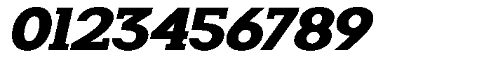 Smilant Black Semi Expanded Slant Font OTHER CHARS