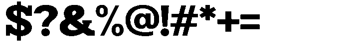 Smilant Black Semi Expanded Font OTHER CHARS