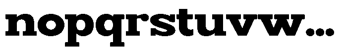 Smilant Black Semi Expanded Font LOWERCASE