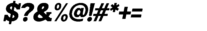 Smilant Black Slant Font OTHER CHARS