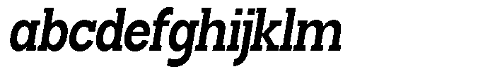 Smilant Bold Condensed Slant FONT