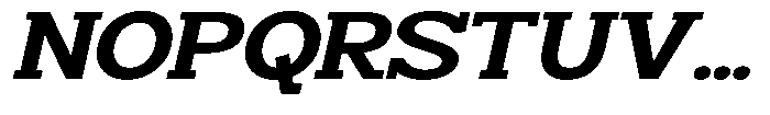 Smilant Bold Expanded Slant Font UPPERCASE