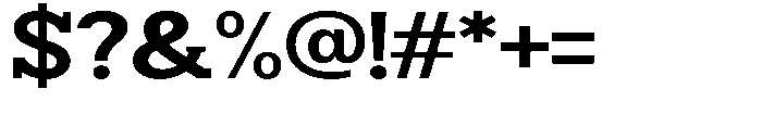 Smilant Bold Expanded Font OTHER CHARS