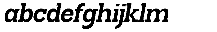 Smilant Bold Semi Condensed Slant FONT