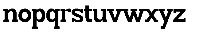 Smilant Bold Semi Condensed Font LOWERCASE