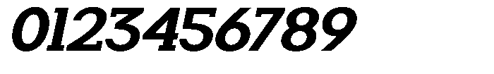 Smilant Bold Semi Expanded Slant Font OTHER CHARS