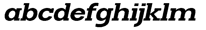 Smilant Bold Semi Expanded Slant FONT