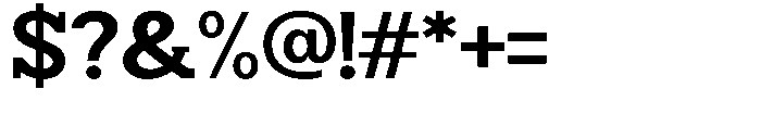 Smilant Bold Semi Expanded Font OTHER CHARS