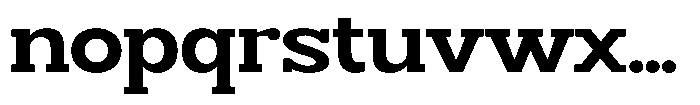 Smilant Bold Semi Expanded Font LOWERCASE