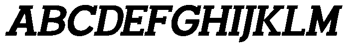 Smilant Bold Slant Font UPPERCASE