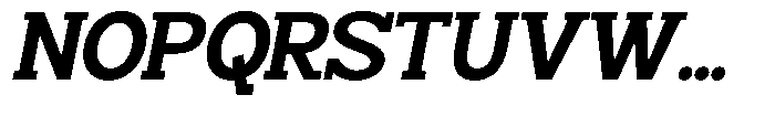 Smilant Bold Slant Font UPPERCASE
