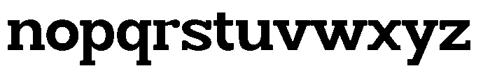 Smilant Bold Font LOWERCASE