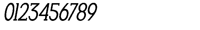 Smilant Condensed Slant Font OTHER CHARS