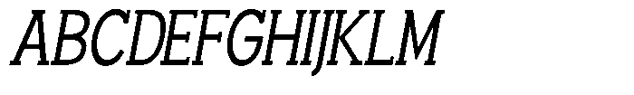 Smilant Condensed Slant Font UPPERCASE