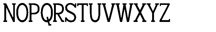 Smilant Condensed Font UPPERCASE