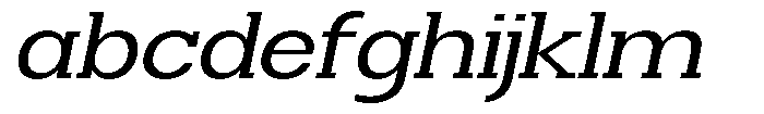 Smilant Expanded Slant FONT