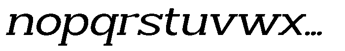 Smilant Expanded Slant Font LOWERCASE