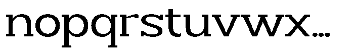 Smilant Expanded Font LOWERCASE