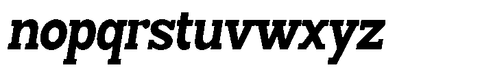 Smilant Extra Bold Condensed Slant Font LOWERCASE
