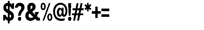 Smilant Extra Bold Condensed Font OTHER CHARS