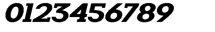 Smilant Extra Bold Expanded Slant Font OTHER CHARS