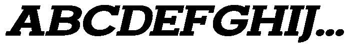 Smilant Extra Bold Expanded Slant Font UPPERCASE