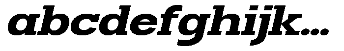 Smilant Extra Bold Expanded Slant FONT