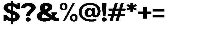 Smilant Extra Bold Expanded Font OTHER CHARS