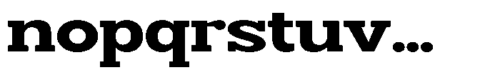 Smilant Extra Bold Expanded Font LOWERCASE