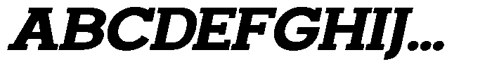 Smilant Extra Bold Semi Expanded Slant Font UPPERCASE