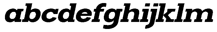 Smilant Extra Bold Semi Expanded Slant FONT