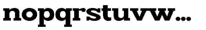 Smilant Extra Bold Semi Expanded Font LOWERCASE