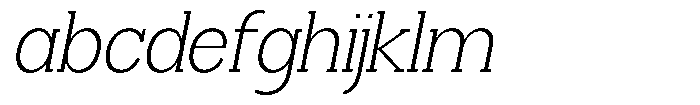 Smilant Extra Light Slant FONT