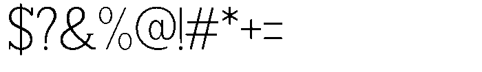 Smilant Extra Light Font OTHER CHARS