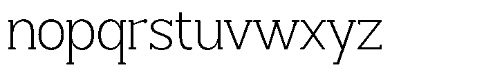 Smilant Extra Light Font LOWERCASE