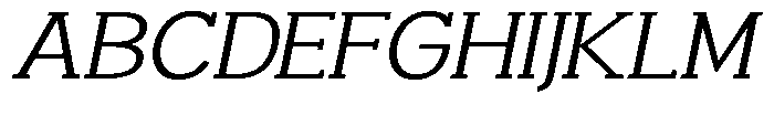 Smilant Light Expanded Slant Font UPPERCASE