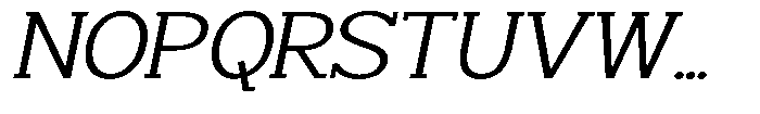 Smilant Light Expanded Slant Font UPPERCASE