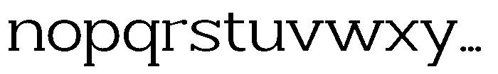 Smilant Light Expanded Font LOWERCASE