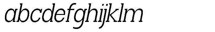 Smilant Light Semi Condensed Slant FONT